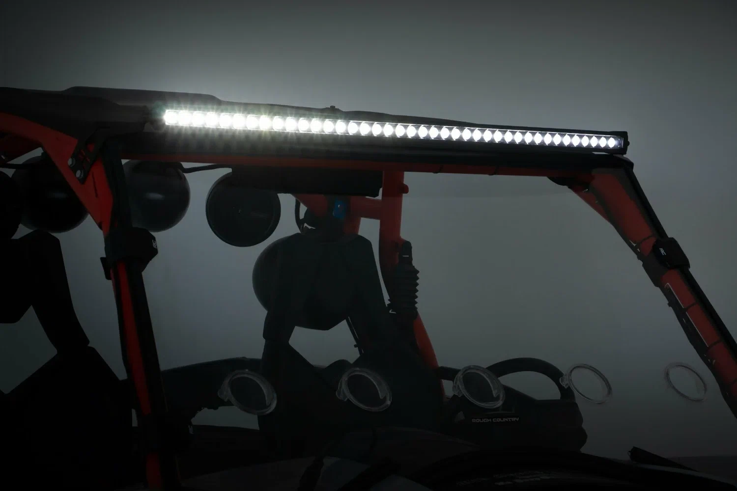Fits Can-Am Commander 1000_Maverick LED Light Front Mount 40_ Black 97037